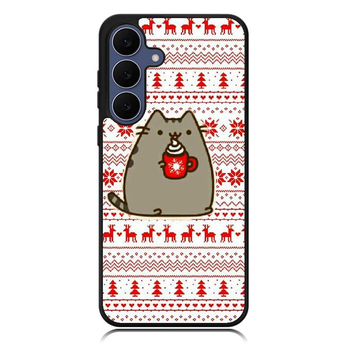 pusheen cat Samsung Galaxy S25 FE Case BC2404