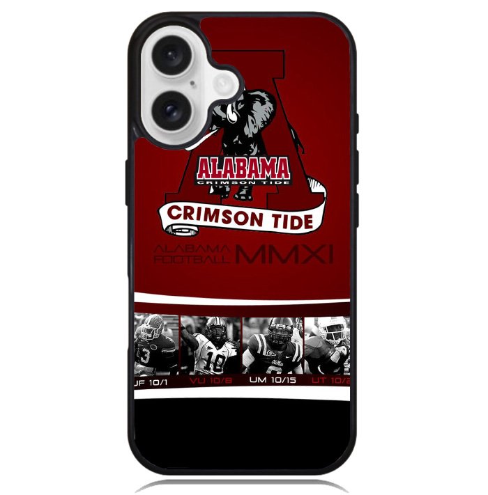 Alabama Crimson Tide Case iPhone 16 BC2414