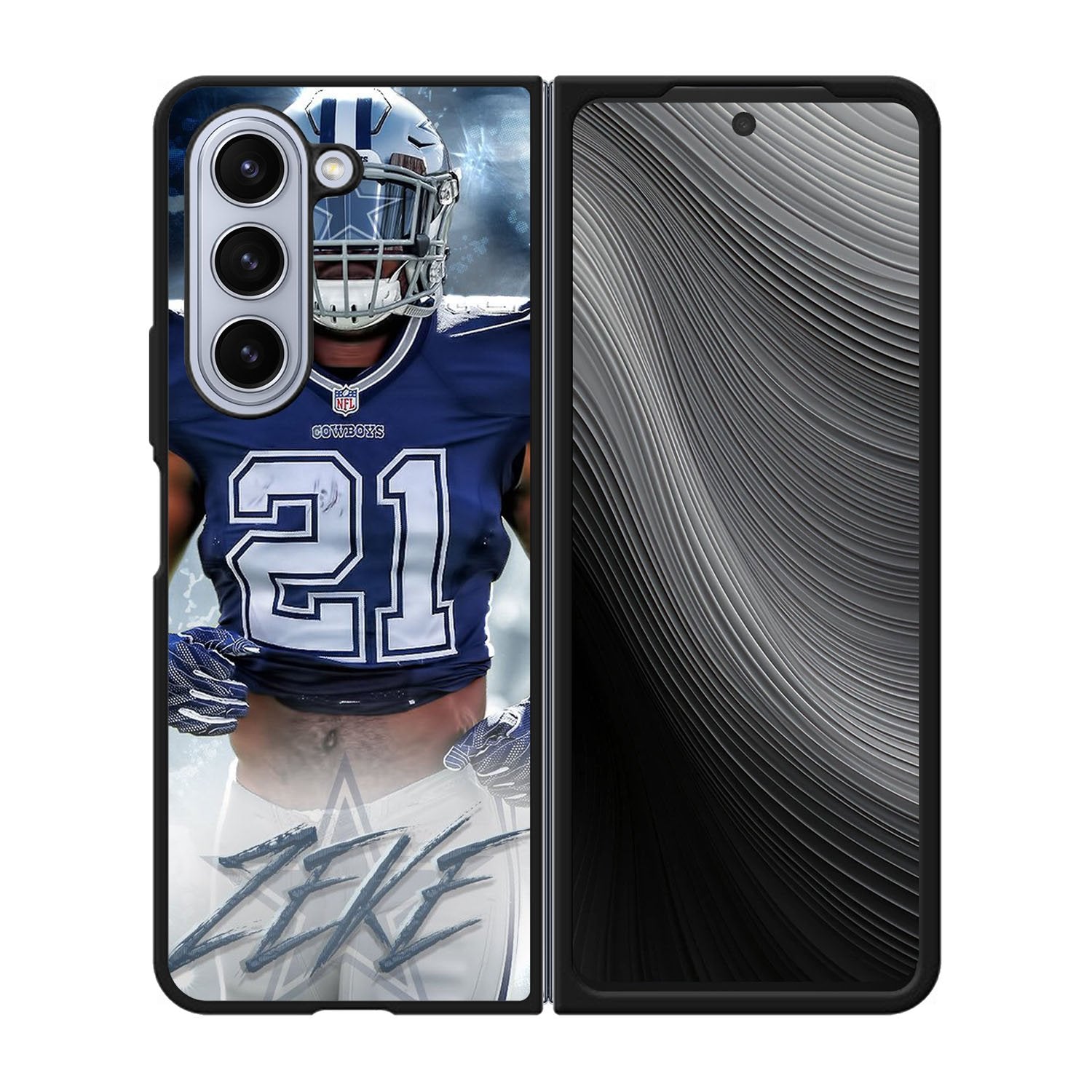 ezekiel elliott dallas cowboys Case Samsung Galaxy z Fold 5 5G BC2421