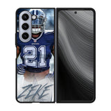 ezekiel elliott dallas cowboys Case Samsung Galaxy z Fold 5 5G BC2421