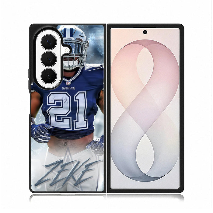 ezekiel elliott dallas cowboys Samsung Galaxy Z Fold 8 Ultra Case BC2421