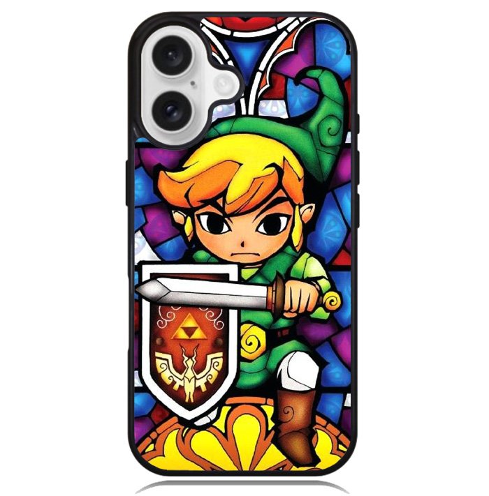 Pictures Of Stained Glass Legend Of Zelda Case iPhone 16 BC2423