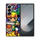 Pictures Of Stained Glass Legend Of Zelda Case Samsung Galaxy Z Fold 6 5G BC2423