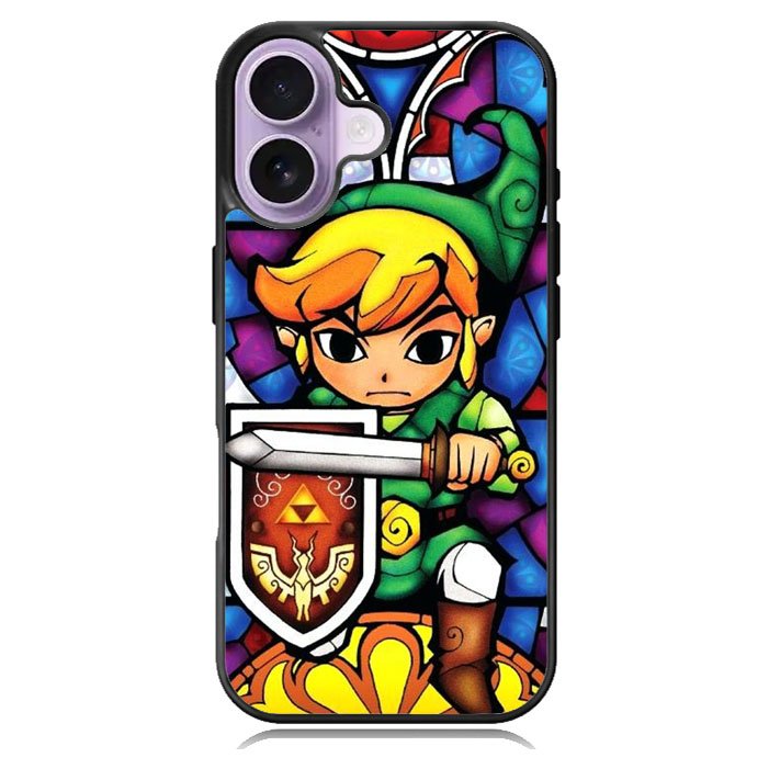 Pictures Of Stained Glass Legend Of Zelda iPhone 17 Case BC2423