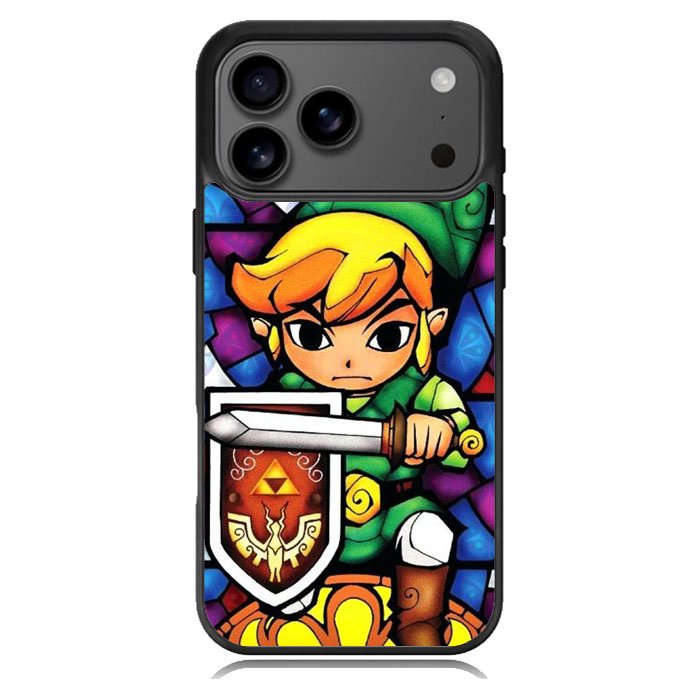 Pictures Of Stained Glass Legend Of Zelda iPhone 17 Pro Case BC2423