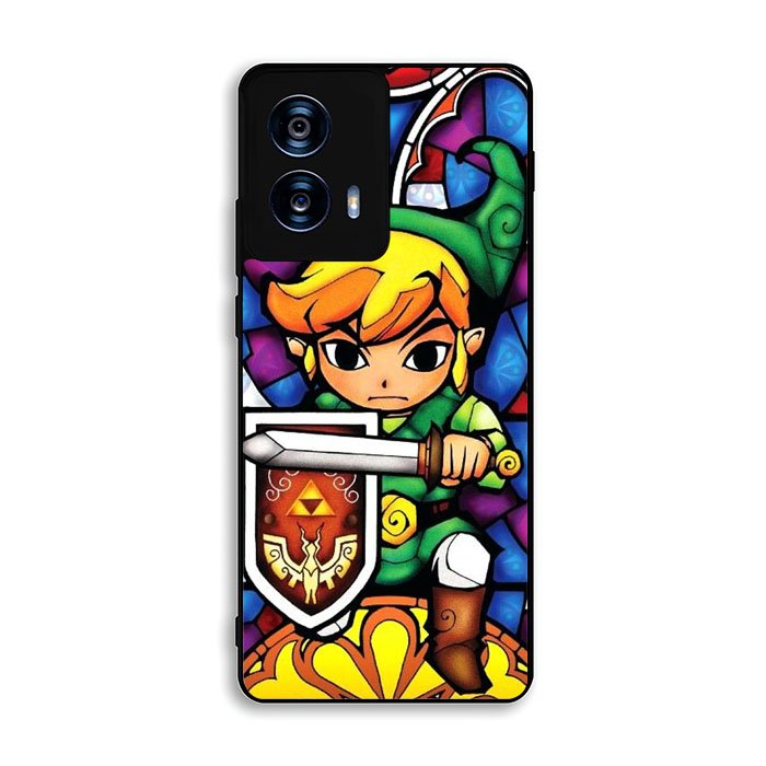 Pictures Of Stained Glass Legend Of Zelda Motorola Moto G Power 5G 2024 Case BC2423