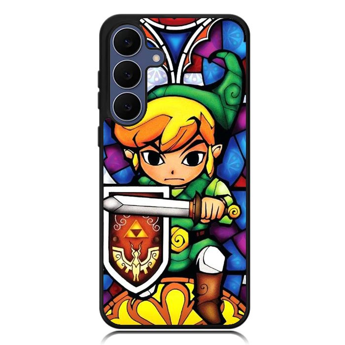 Pictures Of Stained Glass Legend Of Zelda Samsung Galaxy S25 FE Case BC2423