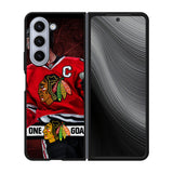 Chicago Blackhawks Case Samsung Galaxy z Fold 5 5G BC2438