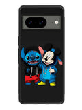 stitch and mickey mouse Google Pixel 8a Case