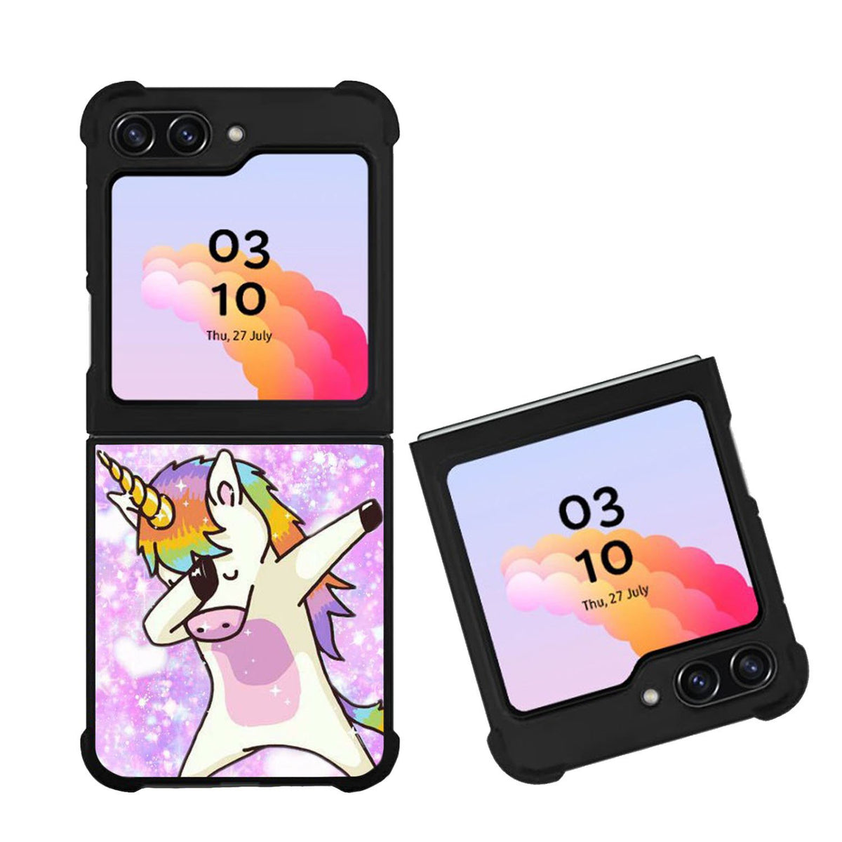 dabbing unicorn Case Samsung Galaxy Z Flip 5 5G BC2444