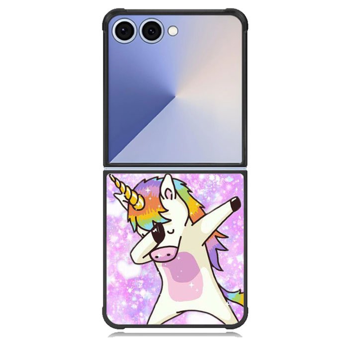 dabbing unicorn Samsung Galaxy Z Flip 7 Case BC2444