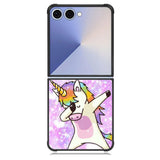 dabbing unicorn Samsung Galaxy Z Flip 7 Case BC2444