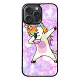 dabbing unicorn Case iPhone 15 Pro Max BC2444