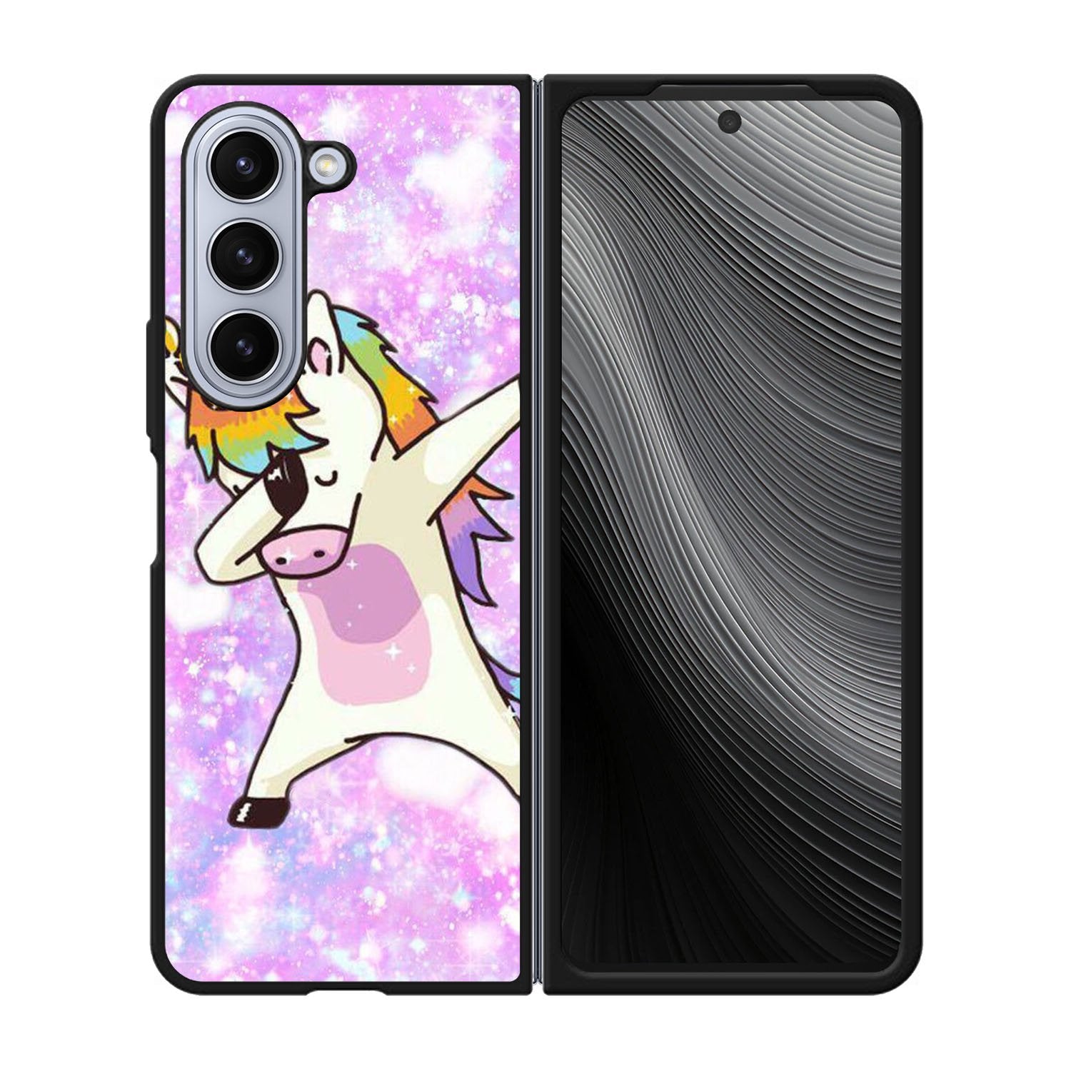 dabbing unicorn Case Samsung Galaxy z Fold 5 5G BC2444
