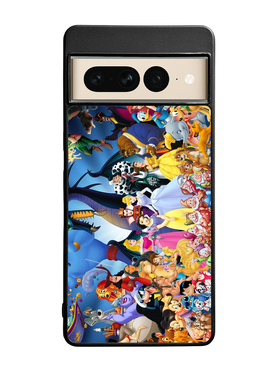 Disney All Characters 1st Google Pixel 7 Pro Case
