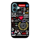Hype beast brand Case iPhone 16 Plus BC2458