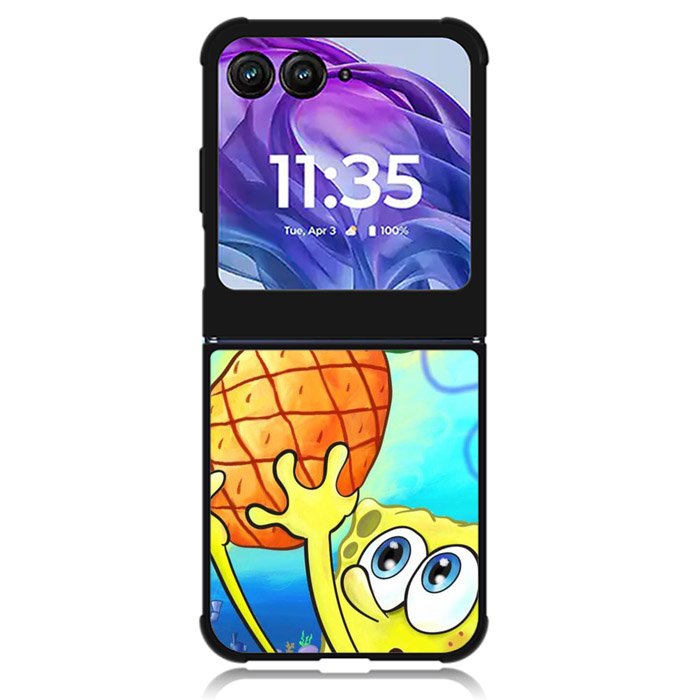Spongebob 4th Motorola Moto Razr 2024 , Moto Razr 50 Case