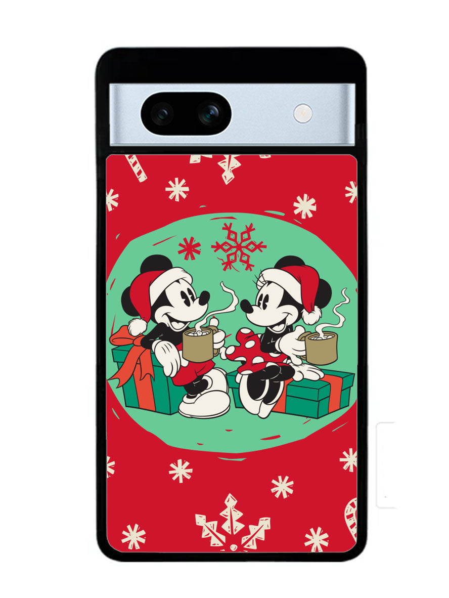 mickey and minnie christmas Google Pixel 7A Case