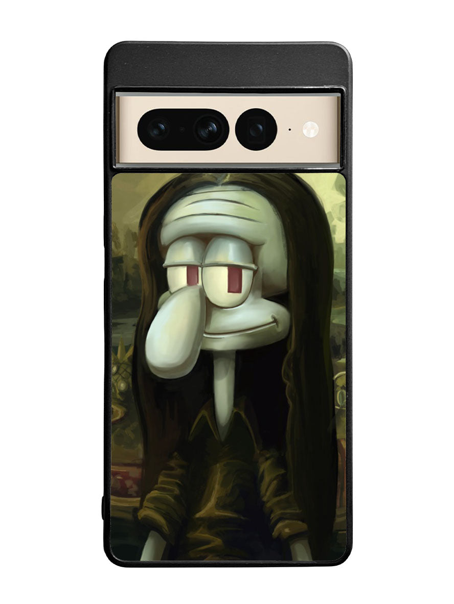 Squidward Monalisa Google Pixel 7 Pro Case