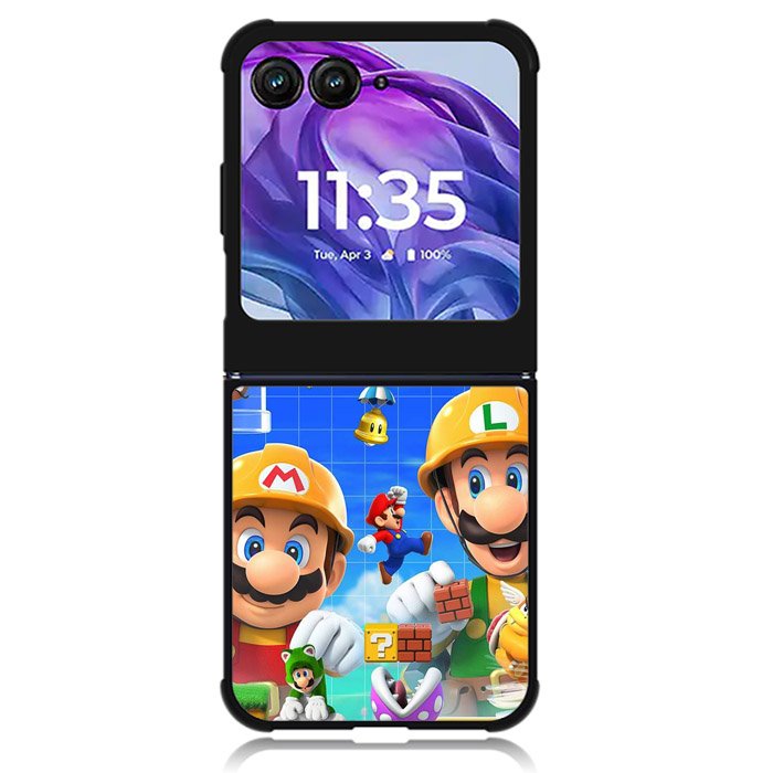 super mario 3rd Motorola Moto Razr 2024 , Moto Razr 50 Case