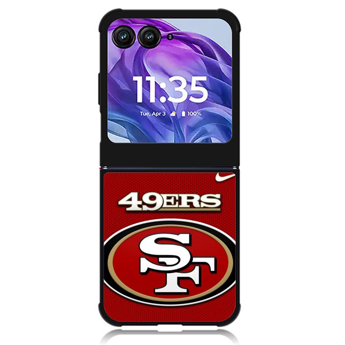 49ERS 1st Motorola Moto Razr 2024 , Moto Razr 50 Case