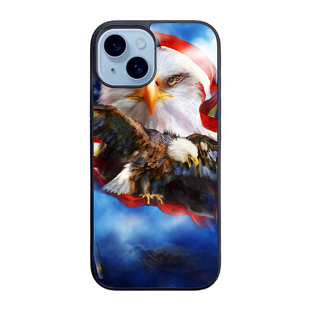 American Flag Eagle Case iPhone 15 BC2509