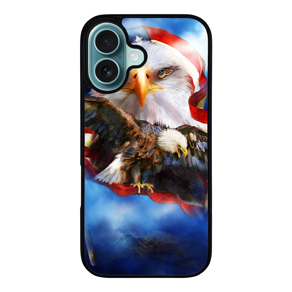 American Flag Eagle Case iPhone 16 Plus BC2509