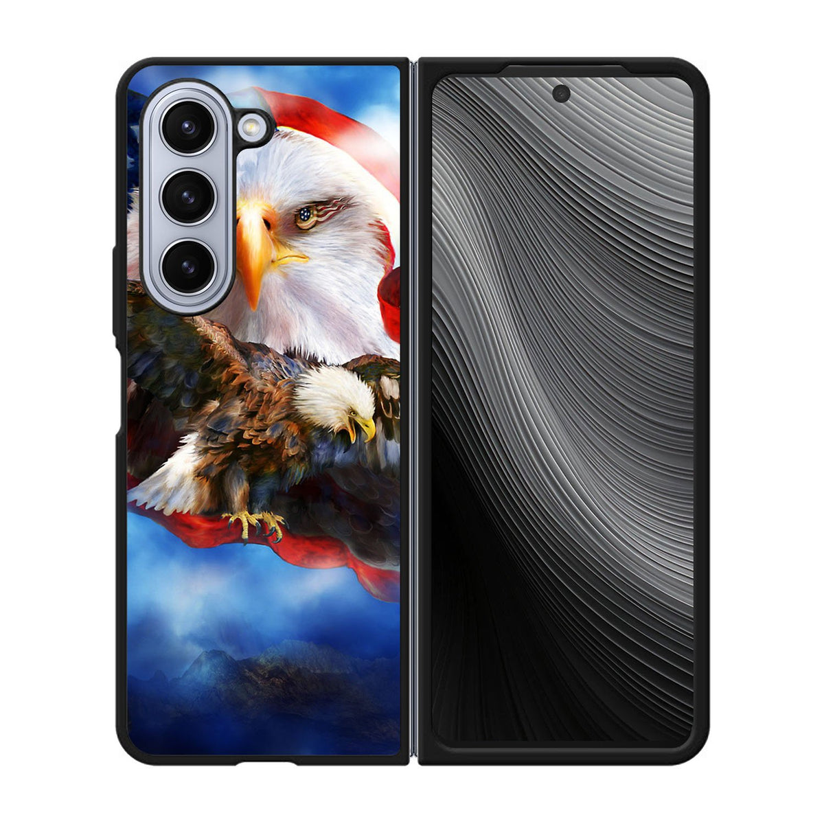 American Flag Eagle Case Samsung Galaxy z Fold 5 5G BC2509