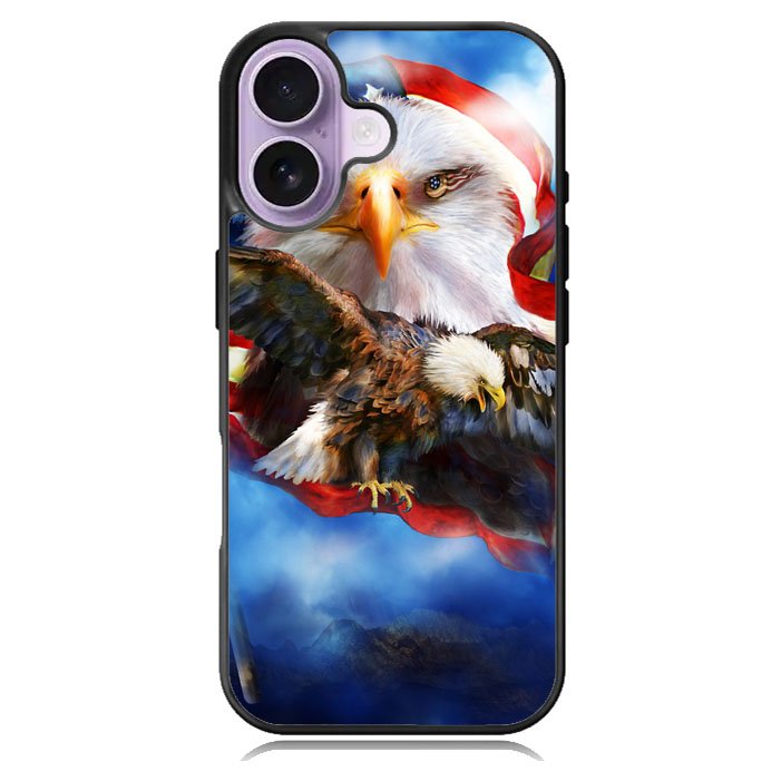 American Flag Eagle iPhone 17 Case BC2509