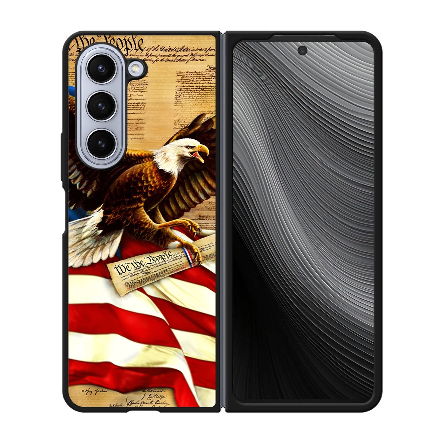 American Flag Eagle Case Samsung Galaxy z Fold 5 5G BC2510