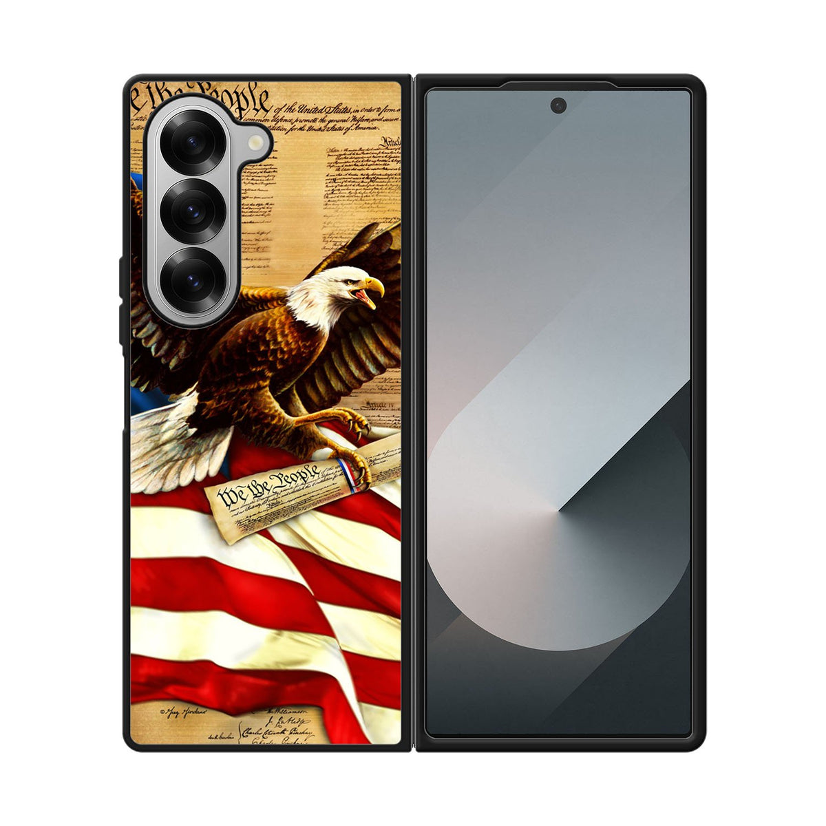 American Flag Eagle Case Samsung Galaxy Z Fold 6 5G BC2510