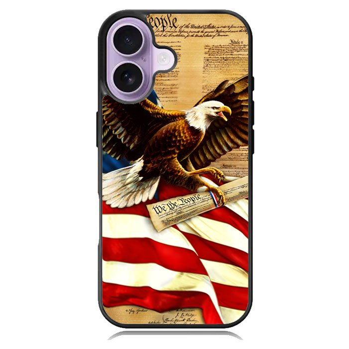 American Flag Eagle iPhone 17 Case BC2510