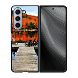 Autumn Fall on Lake Case Samsung Galaxy z Fold 5 5G BC2514
