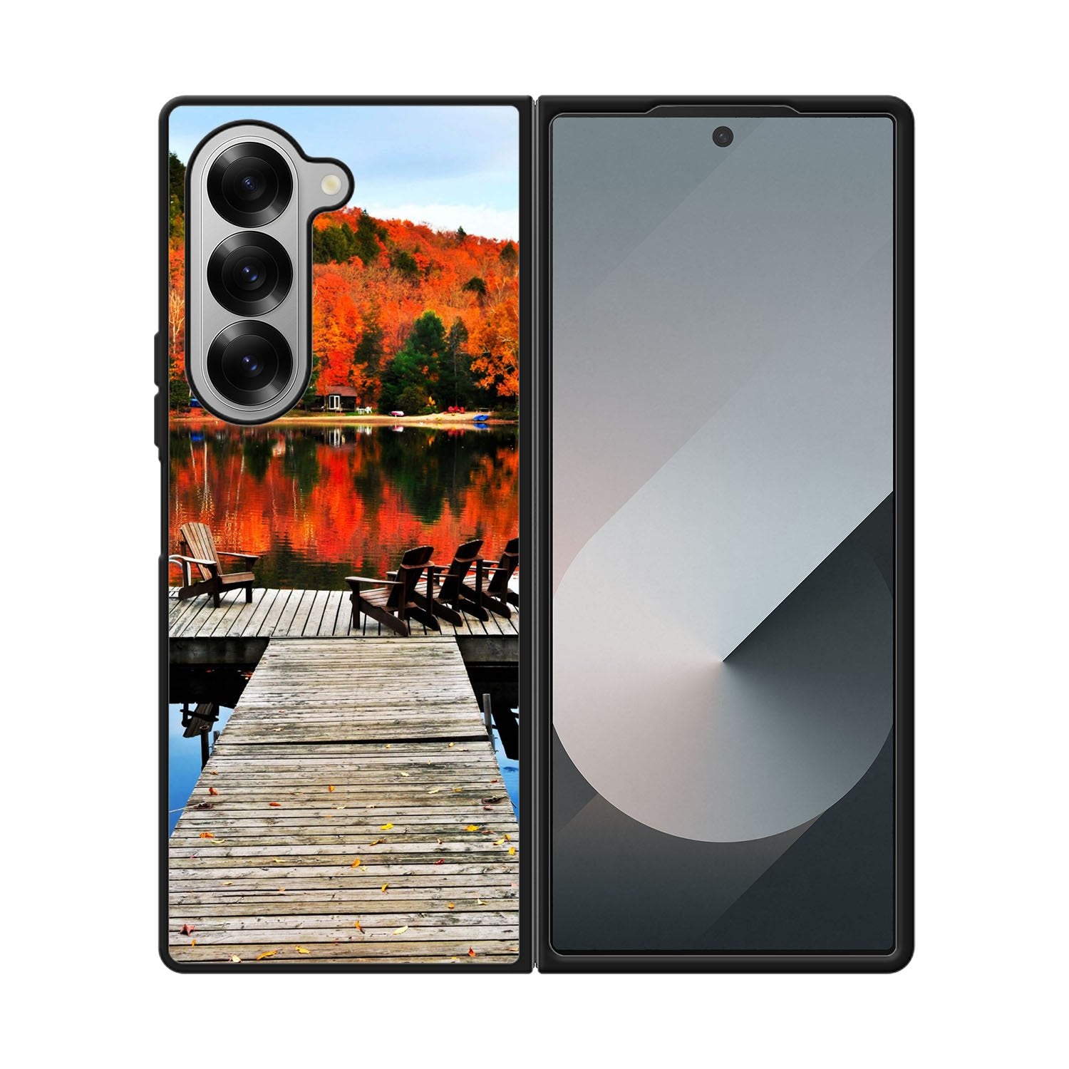 Autumn Fall on Lake Case Samsung Galaxy Z Fold 6 5G BC2514