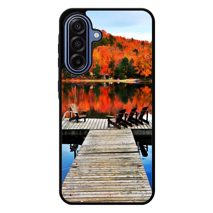 Autumn Fall on Lake Samsung Galaxy A17 5G Case BC2514