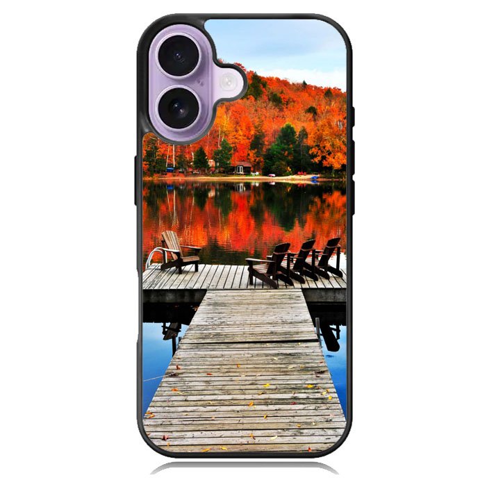 Autumn Fall on Lake iPhone 17 Case BC2514