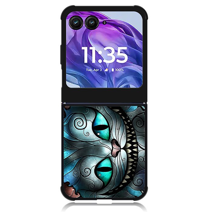 Cheshire Cats Mandie Manzano Motorola Moto Razr 2024 , Moto Razr 50 Case