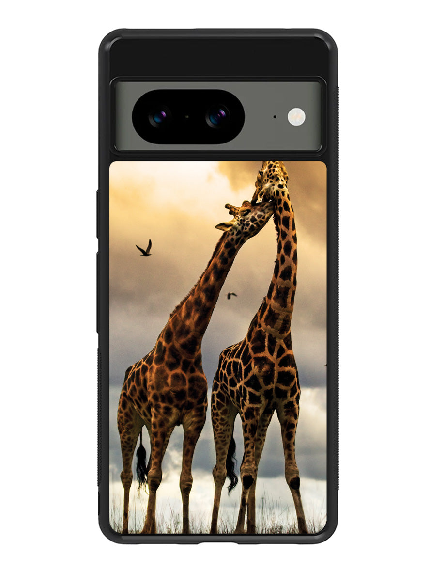 giraffes photography Google Pixel 8a Case