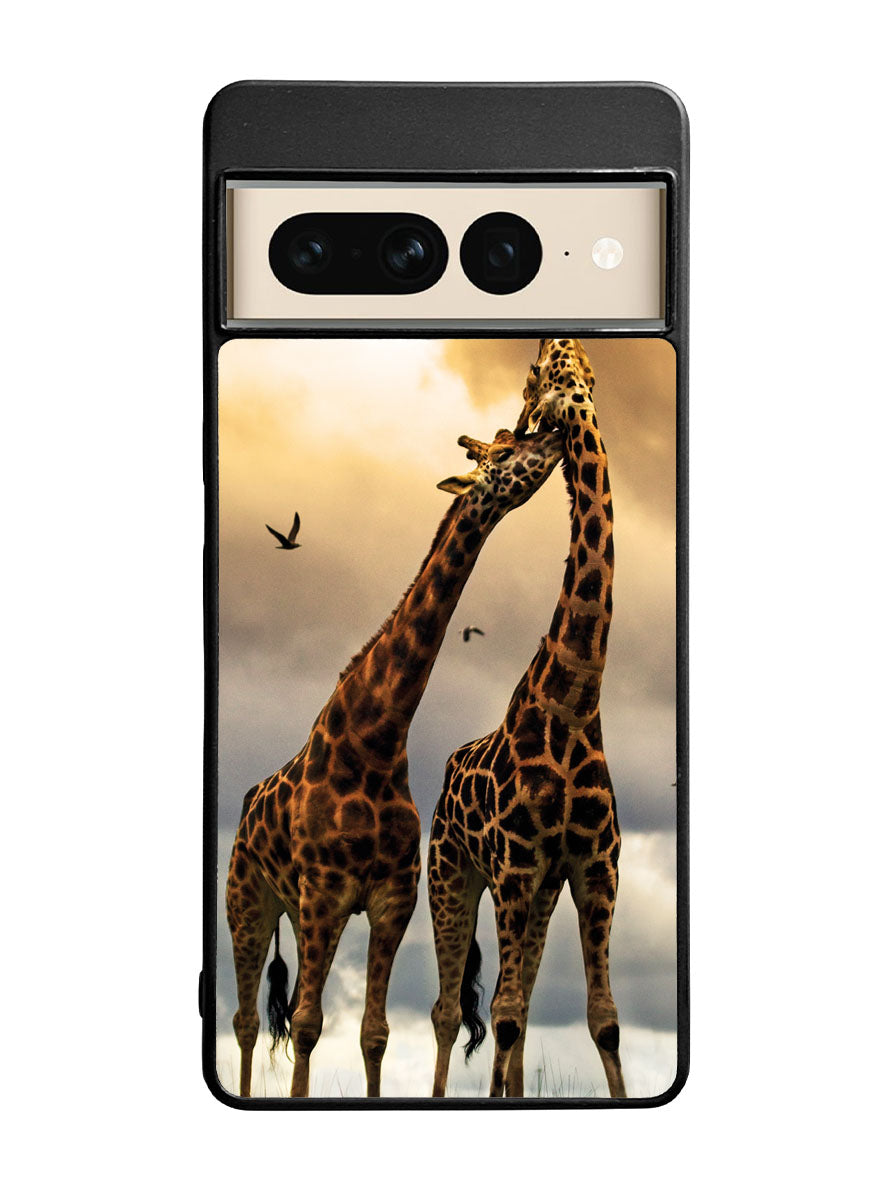 giraffes photography Google Pixel 7 Pro Case