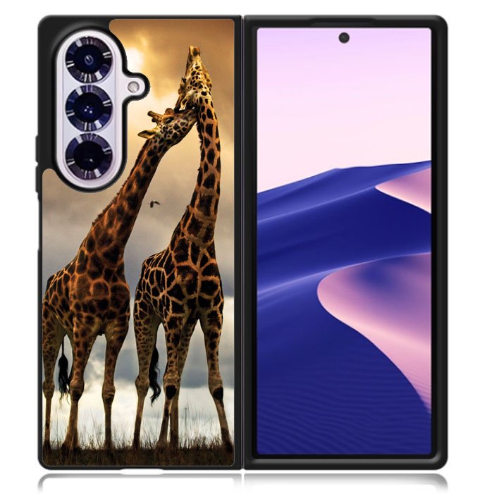 giraffes photography Samsung Galaxy Z Fold 7 5G Case BC2524