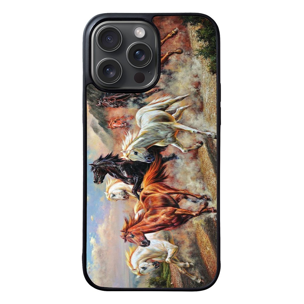 Horses Running Case iPhone 15 Pro Max BC2526