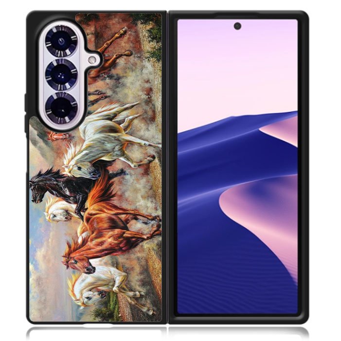 Horses Running Samsung Galaxy Z Fold 7 5G Case BC2526