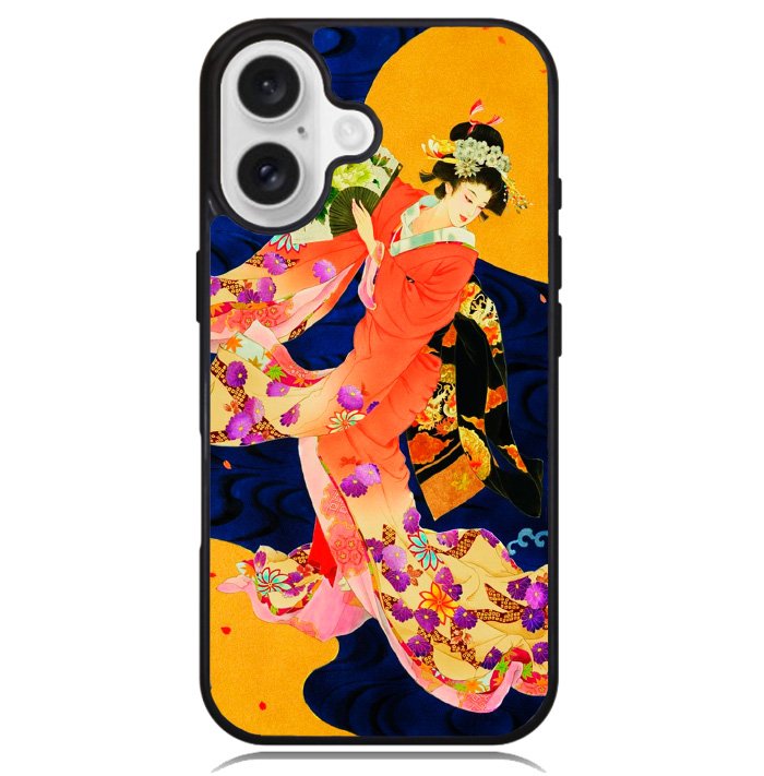 Japanese Geisha Asian Case iPhone 16 BC2527