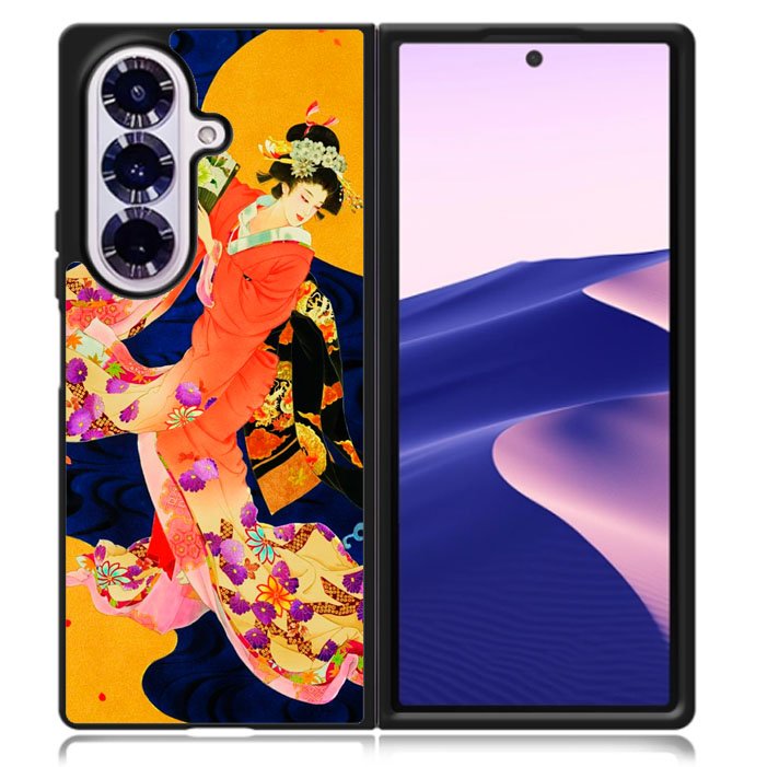Japanese Geisha Asian Samsung Galaxy Z Fold 7 5G Case BC2527