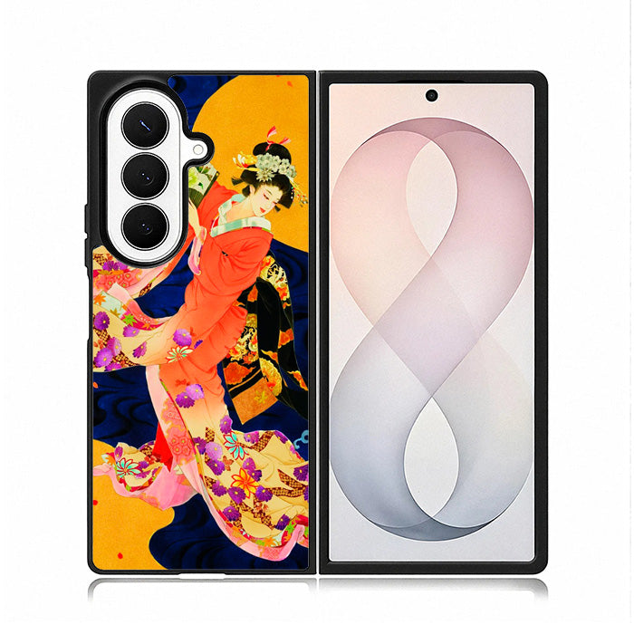 Japanese Geisha Asian Samsung Galaxy Z Fold 8 Ultra Case BC2527