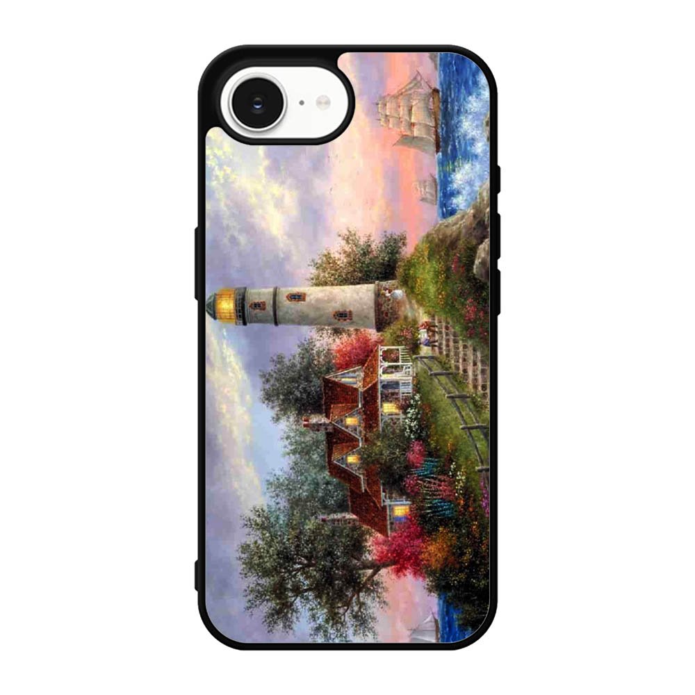 Lighthouse On Hill art iPhone 17e Case BC2529