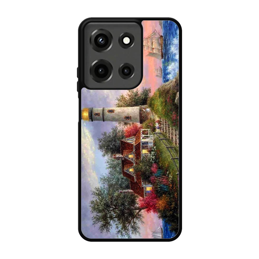 Lighthouse On Hill art Motorola Moto G 5G 2025 Case FE8233