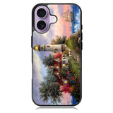 Lighthouse On Hill art iPhone 17 Case BC2529