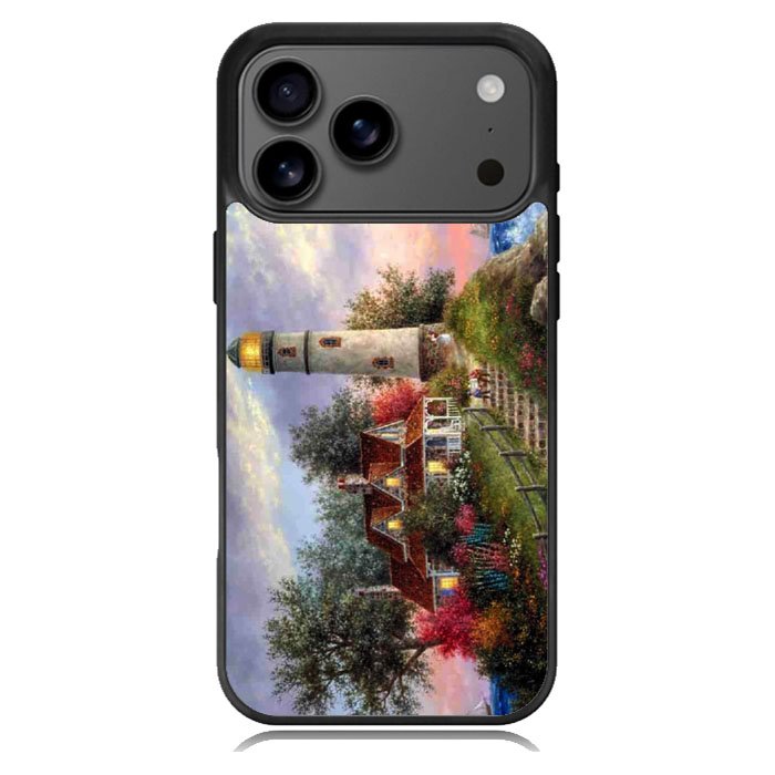Lighthouse On Hill art iPhone 17 Pro Max Case BC2529