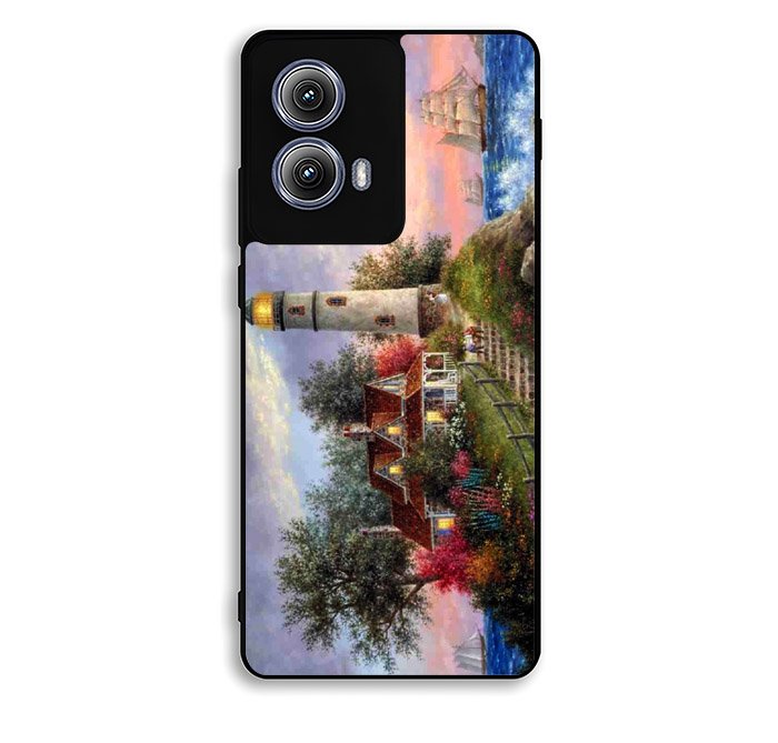 Lighthouse On Hill art Motorola Moto Edge 2024 Case FE2491